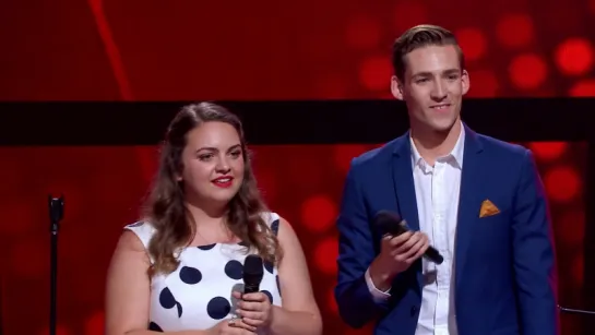 Casey Rose and Barnaby - Poker Face (The Voice Australia 2016)