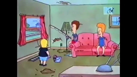 Бивис и Батхед Баттхед 3 сезон 3 серия _ Рыбалка на диване _ Beavis and Butthead