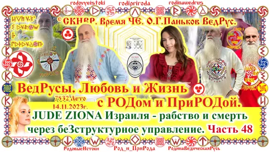 14.11.2023г ВРЕМЯ ЧЕ, О.Г.Паньков и Е.К.Чудиновских. НаРОДное Целительство ВедРусов. Часть 3. 7532 Лето