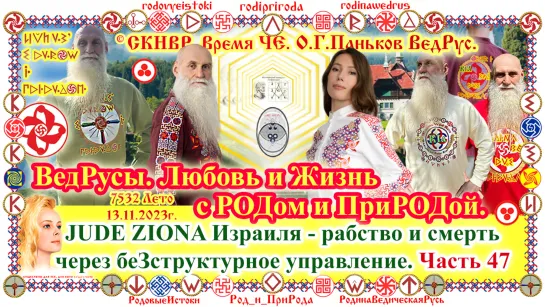 13.11.2023г ВРЕМЯ ЧЕ, О.Г.Паньков и Е.К.Чудиновских. НаРОДное Целительство ВедРусов. Часть 2. 7532 Лето