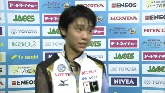 2011 Cup of China - Yuzuru Hanyu SP + interview [BS Asahi]