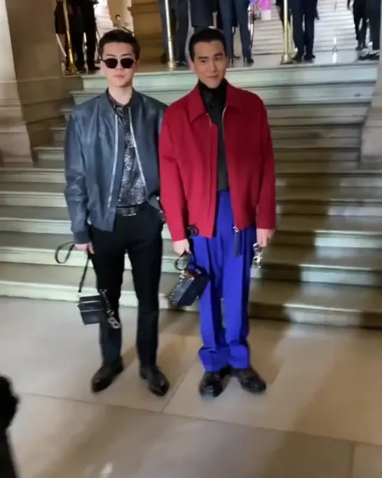 200117 Sehun @ Berluti Winter 2020 Paris Fashion Week show