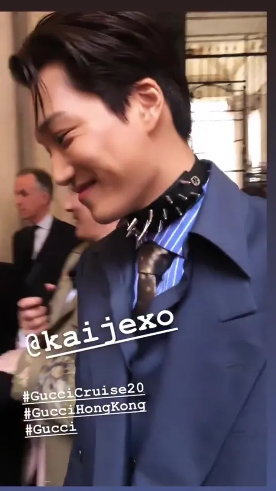 190528 Kai на Gucci Cruise 2020 Fashion Show