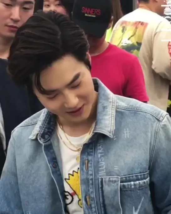 190524 Suho на OFF-WHITE Event with Virgil Abloh