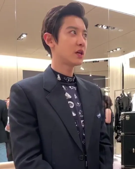 190405 #CHANYEOL @ 19SS PRADA Cocktail Event in Singapore