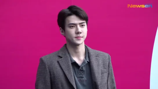 190324 Sehun на SEOUL FASHION WEEK 19FW