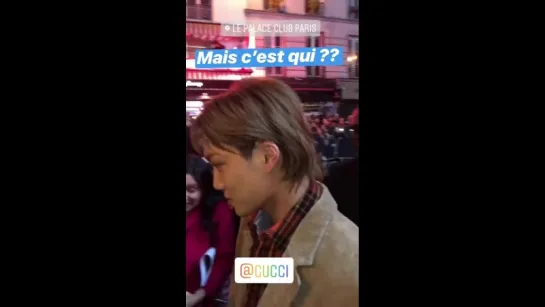 18092425 KAI на GUCCI 2019 SS Fashion Show