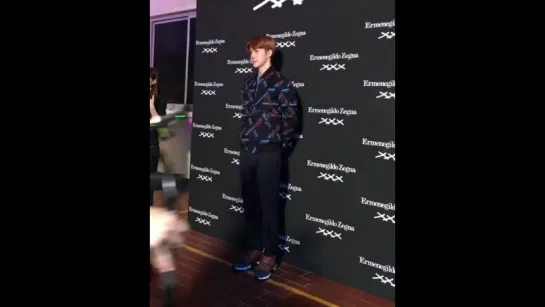 180920 Sehun на мероприятие Ermenegildo Zegna