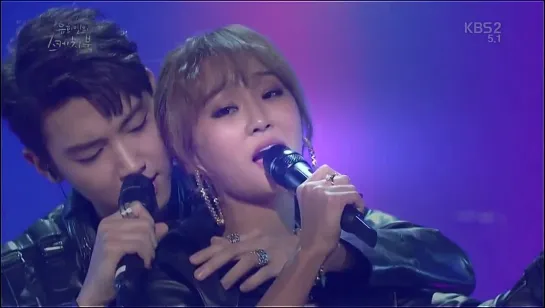 [PERF] 141205 Hyorin X Jooyoung - 지워(Erase) @ KBS2 Yoo Hee Yeol's Sketchbook