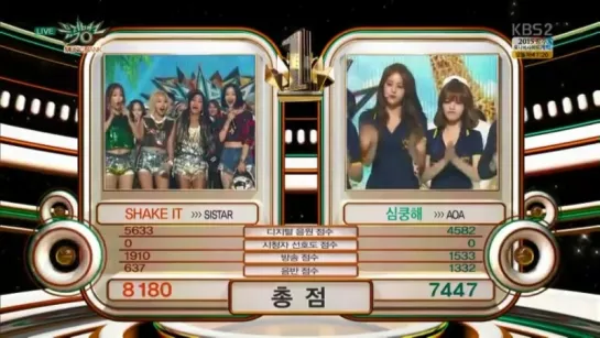 Sistar - Shake It NO.1 Music Bank