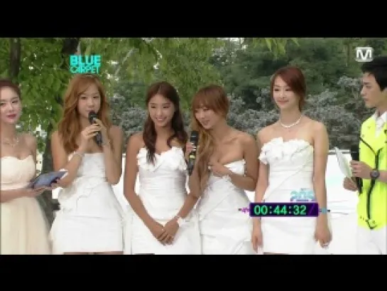 120628 Sistar - Blue Carpet + Interview @ 2012 Mnet 20's Choice