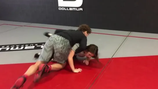 Bounce and grab low. Ben Askren