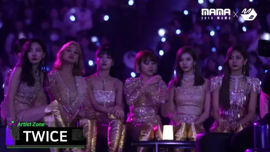 twice reaction to bts / mama 2019