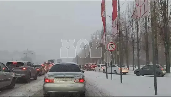 Пробка на Московском проспекте