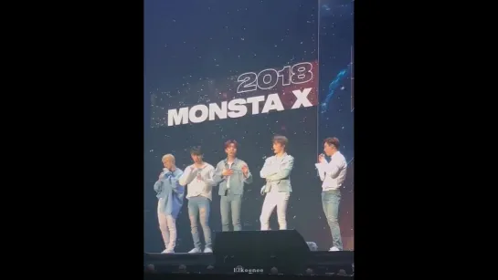 [VK][180526] MONSTA X fancam Talk Time @ The 2nd World Tour: The Connect in Seoul D-1