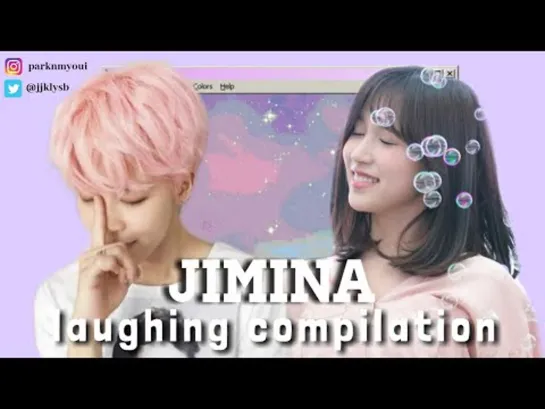 jimin and mina — laughing compilation