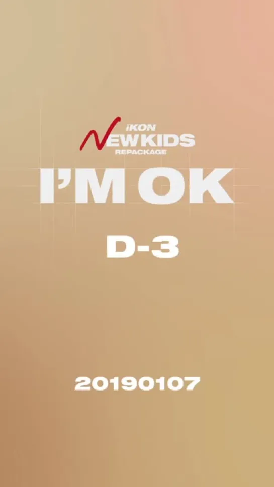 B.I (iKON) "I'M OK" Individual Poster