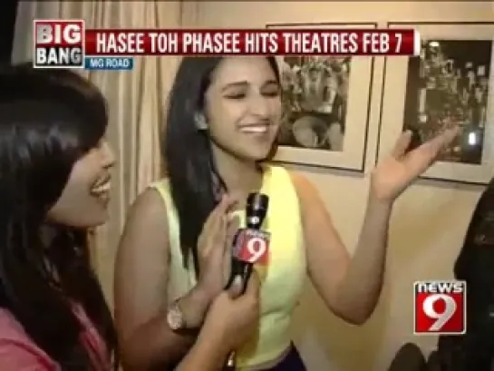 NEWS9- 'Hasee Toh Phasee' Stars in Bengaluru!