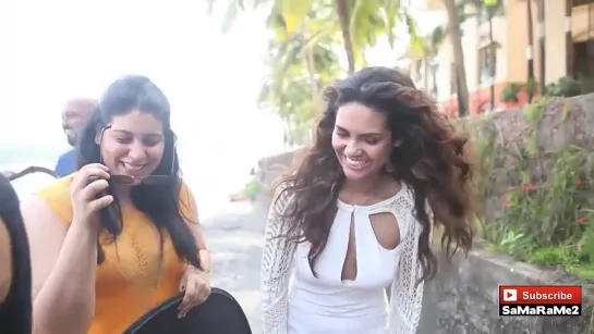 Esha Gupta - Making of Hot Beach Photoshoot 2014