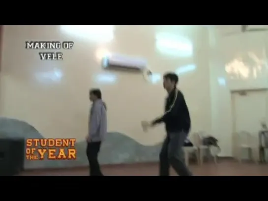 съемки песни - Vele - Студент года / Student Of The Year (2012)