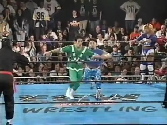 Gran Hamada, Masato Yakushiji & Great Sasuke vs.  Dick Togo, Taka Michinoku & Terry Boy - 13.04.1997 (ECW Barely Legal)