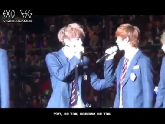 [РУСС. САБ] 131101 EXO-M Talk (KrisLay Focus) @ Nanjing Love Concert