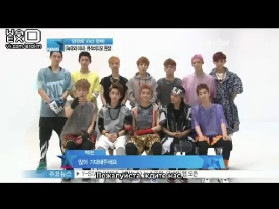 [РУСС. САБ] 130607 EXO ALBUM JACKET FILMING BTS @ YSTAR NEWS