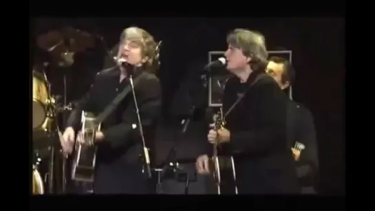 Simon  Garfunkel with Everly Brothers - Bye Bye Love (New York 2003)