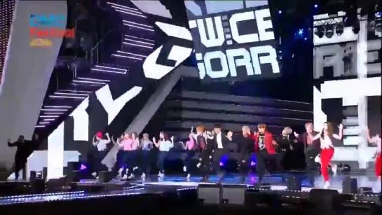 [PERF] 161008 BTS & Lee Teuk & TWICE & GFRIEND - Sorry Sorry Special Stage @ MBC Korean Music Wave DMC Festival