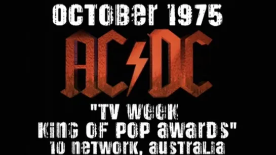 AC_DC - High Voltage (King Of Pop awards) 1975