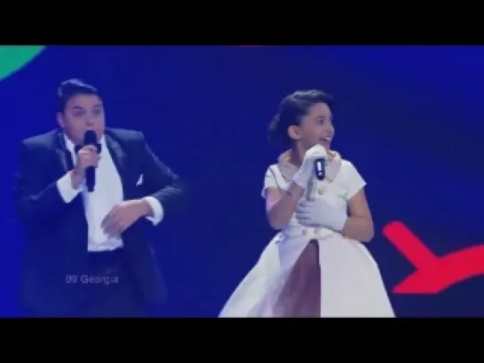 JESC 2013 Georgia: The Smile Shop - Give Me Your Smile (Грузия на Детском Евровидение 2013) [LIVE]