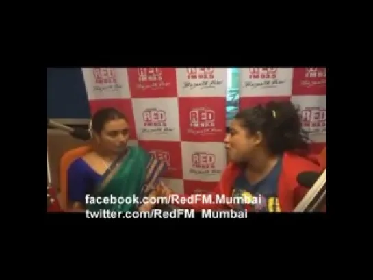 Aiyaa-Rani Mukherji with RJ Malishka.