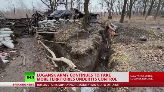 LUGANSK ARMY TAKES MORE TERRITORIES UNDER ITS CONTROL AS LOCALS HOPE FOR PEACE.