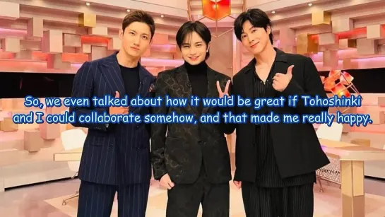 [Eng Sub] 231010 Qrzone - Kenty talking about Tohoshinki cut 01