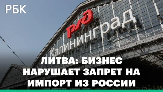 Представитель таможни Литвы заявил, что компании продолжают ввозить товары из России