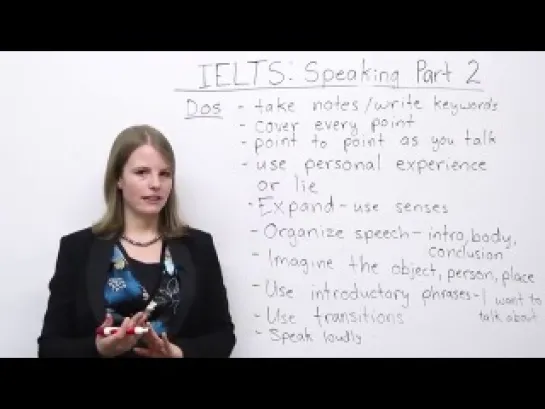 IELTS Speaking, Task 2