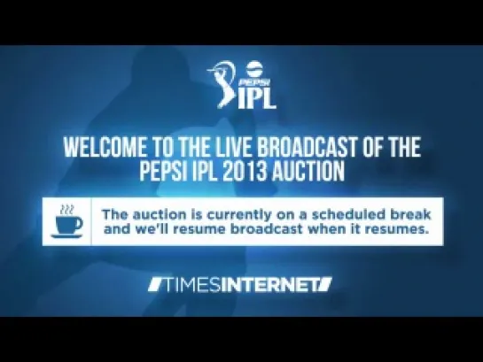 Pepsi IPL 2013 Player Auction