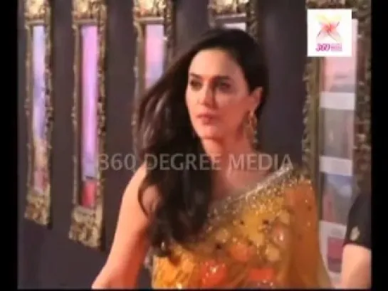 Preity Zinta arrives at the Yashraj studios for the screening of SRK starrer Jab Tak Hai Jaan.