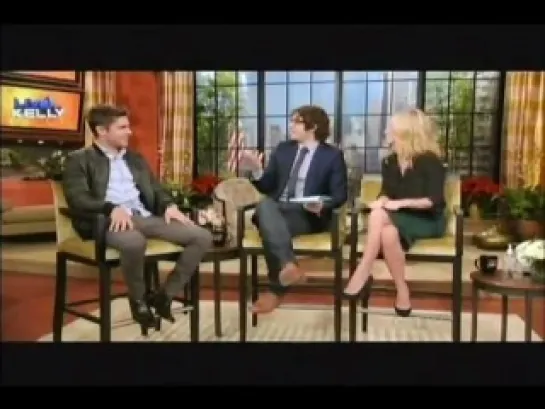 Зак на передаче Live with Kelly (7.12.11)