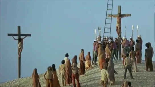 Judas, Soul Sisters, Angels, Jesus, Orchestra - Superstar / The Crucifixion / John 19:41 (film Jesus Christ Superstar 1973)