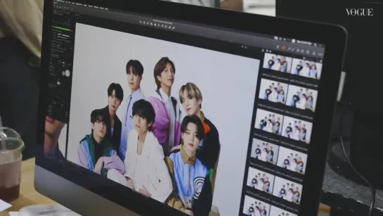 Behind the Scenes Video of BTS Photoshoot for VOGUE JAPAN