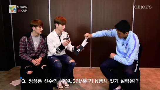 160421 SNUPER (Woosung, Sebin) @ Jung Sung Ryong Interview