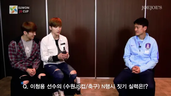 160421 SNUPER (Woosung, Sebin) @ Lee Jung Yong Interview