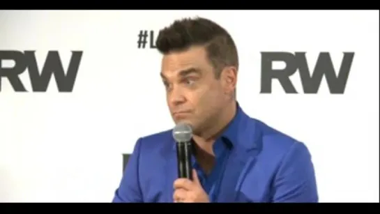 Robbie Williams Australia press conference 2015