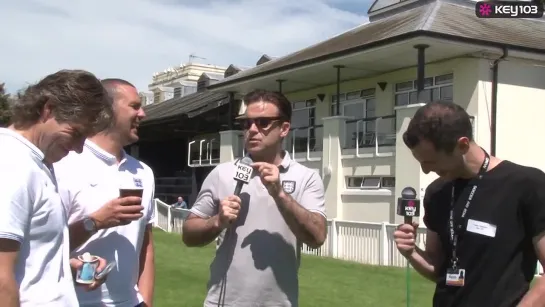 Soccer Aid Training - Robbie, Paddy McGuinness & John Bishop - Key 103