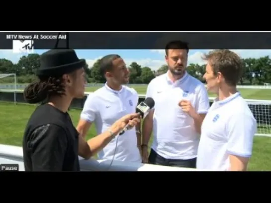 MTV interview - Soccer Aid 2014 Robbie Williams