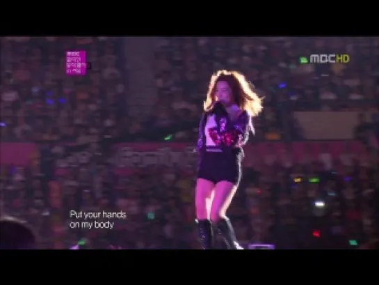 [VIDEO] 121001 SNSD-TaeTiSeo & EXO - DJ Got Us Falling In Love @ SMTown in Seoul