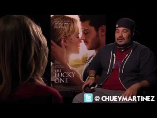 The Lucky One - Zac Efron and Taylor Schilling Exclusive with Chuey Martinez