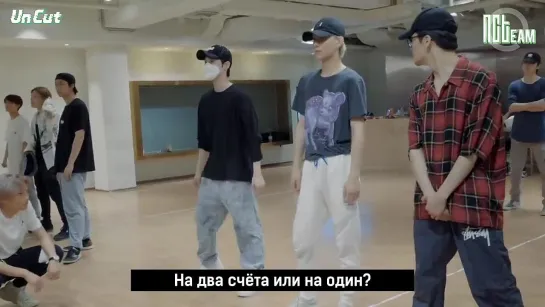 [РУС.СУБ] 211015 [Un Cut] Take #4 Танцевальная практика "Sticker"