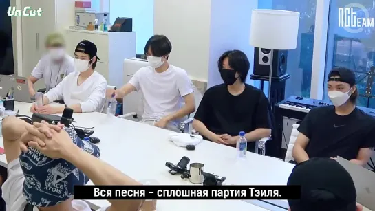 [РУС.СУБ] 211018 [Un Cut] Take #5 За кадром на записи "Sticker"